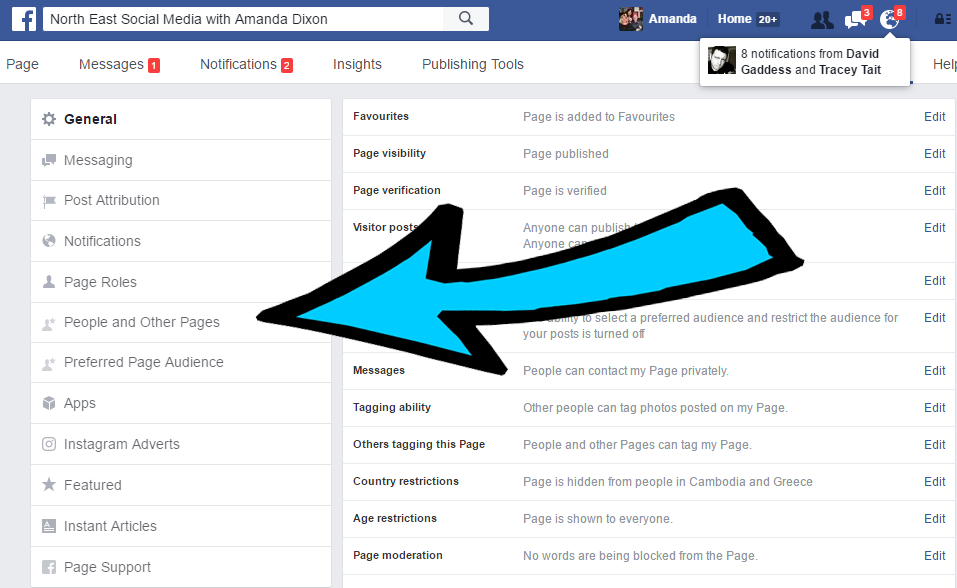 Ban People from your Facebook Business Page, North East Social Media, Amanda Dixon
