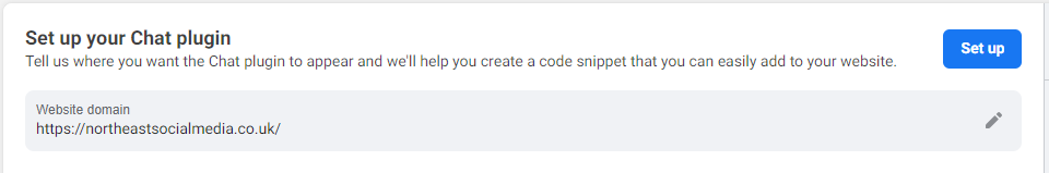 Facebook Chat on Website, set up